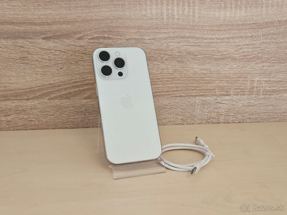 iPhone 16 Pro 256GB White Titanium | ZÁRUKA 24M