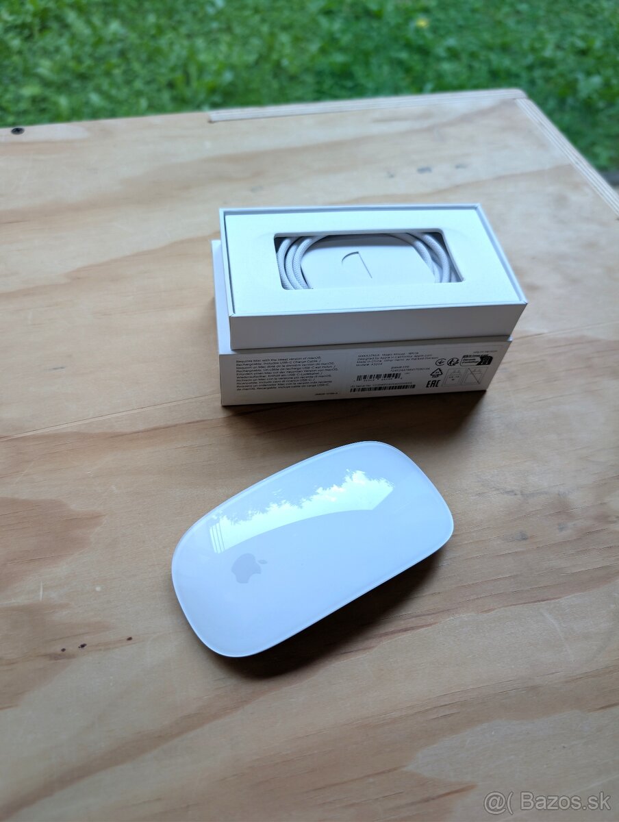 Apple Magic Mouse USB-C, biela, krabica a kábel