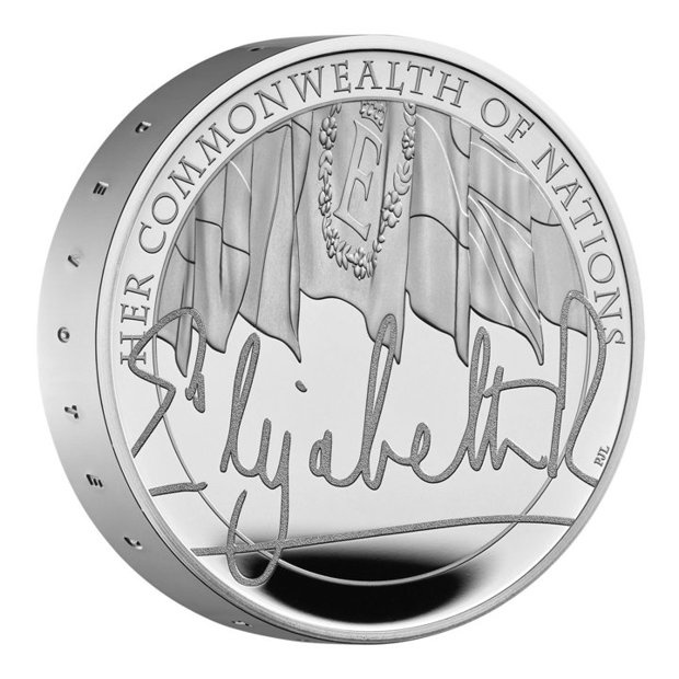 investičné strieborne mince - Elizabeth II - minca piedfort