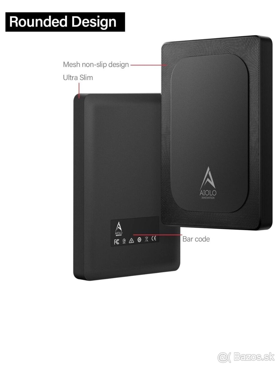 Ultra Slim prenosný externý pevný disk HDD-USB 3.0, 2TB