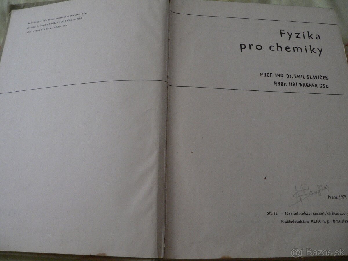 Fyzika pro chemiky