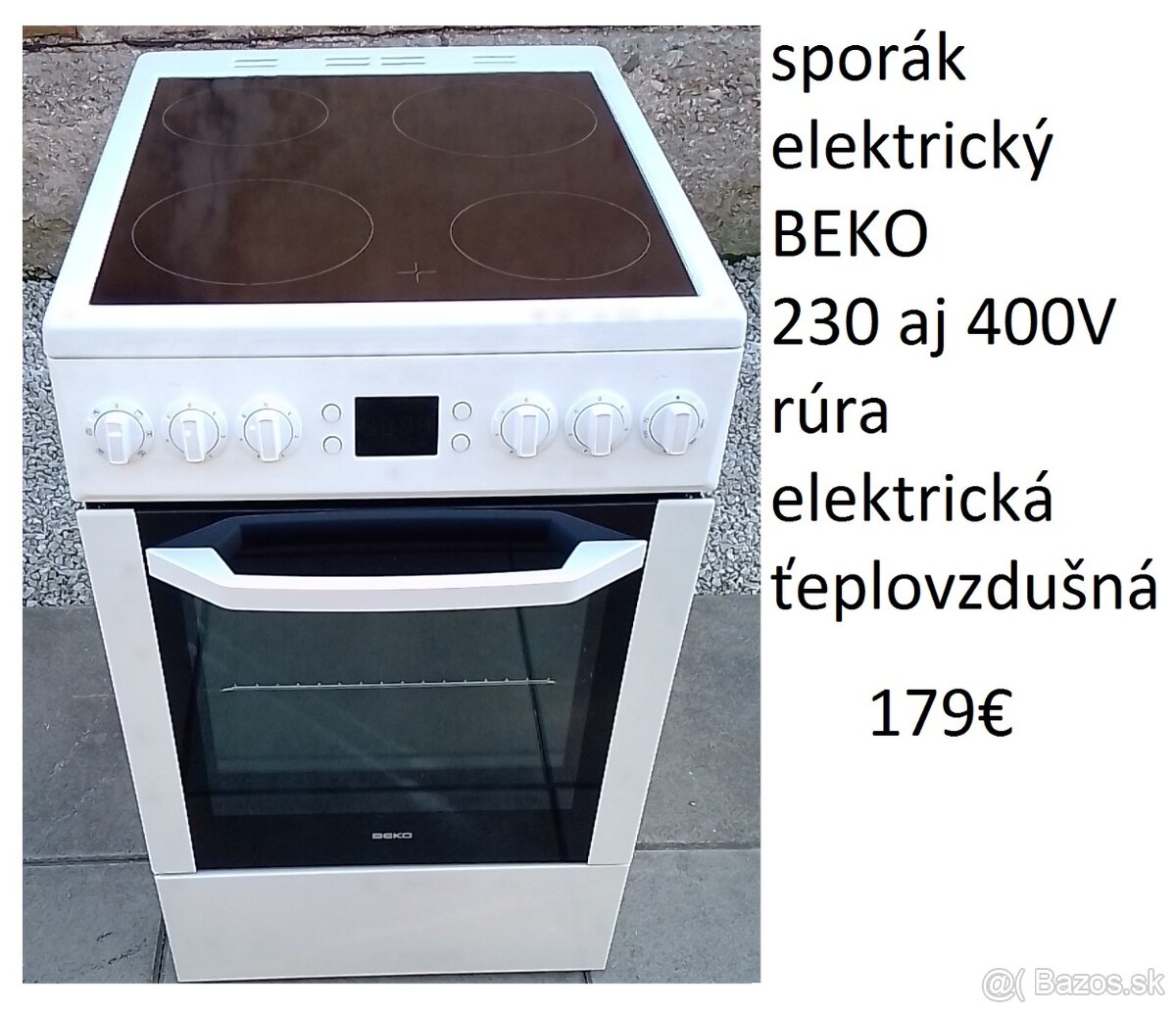 predám sporák aj s káblom rovno do zásuvky 230V