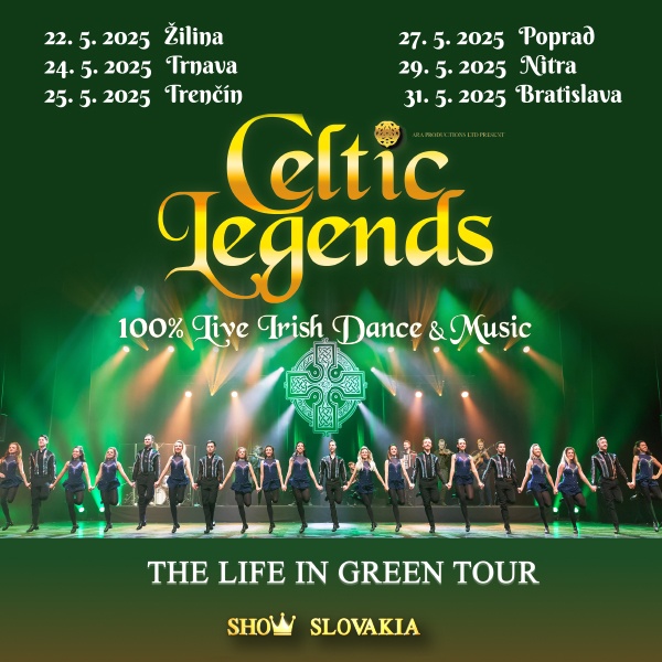 Celtic Legends - Irske tance, 24.5.2025 sobota v Trnave