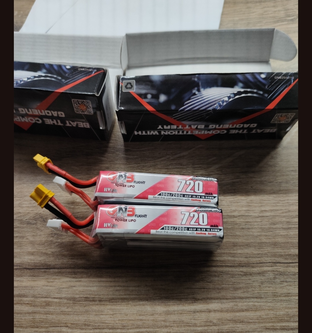 Batérie 4s, 720mah