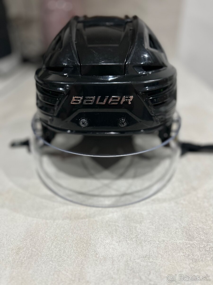 ✅ PROFI PRILBA BAUER - RE- AKT 155 - veľkosť M - BLACK ✅