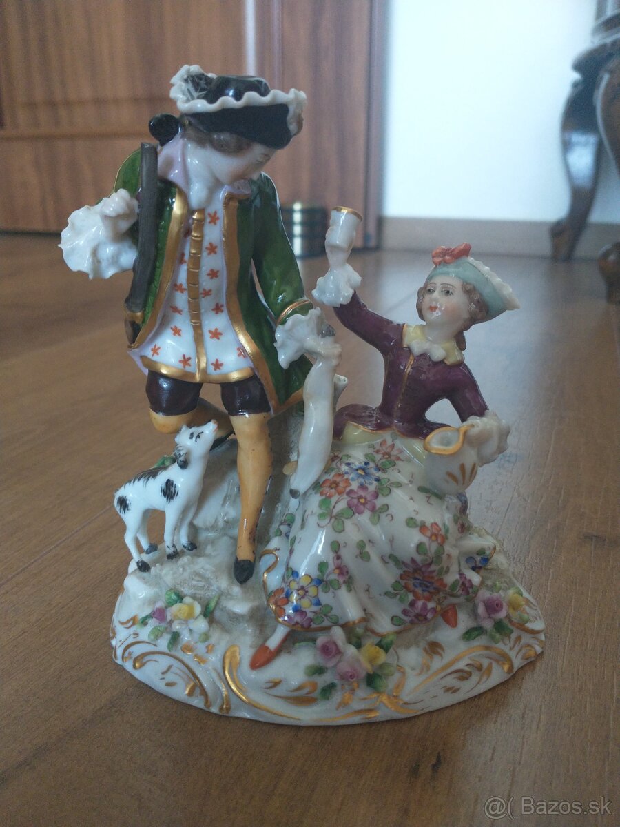 Porcelánová soška Höchst