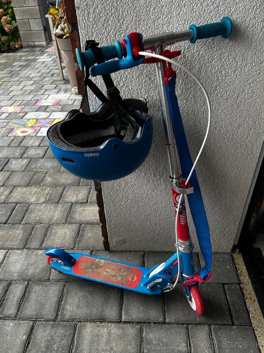 Kolobezka s prilbou Oxelo