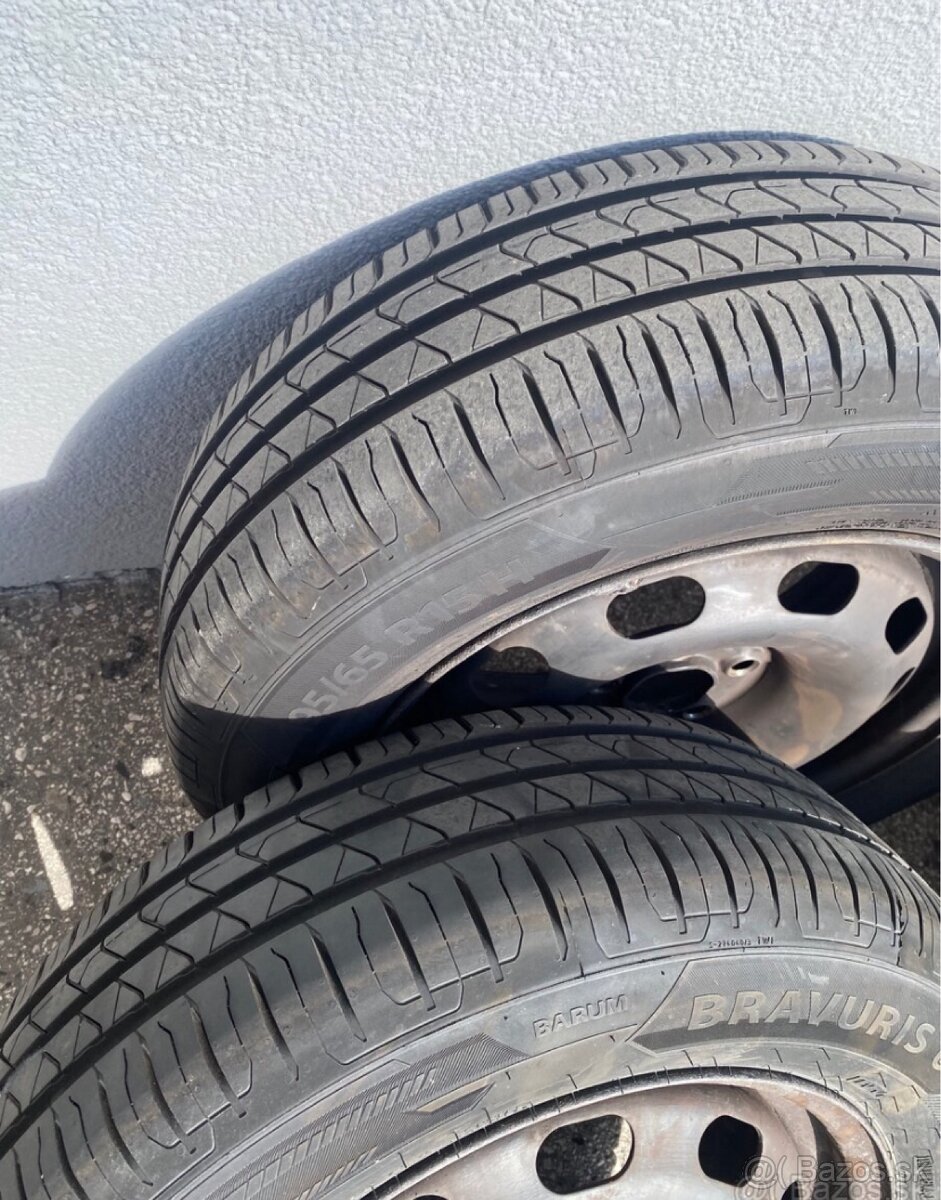 kolesá Barum BRAVURIS 6 na plechových diskoch