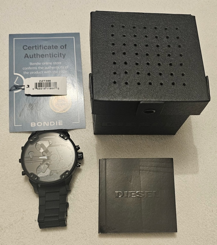 hodinky Diesel Mr. Daddy 2.0 (DZ7396) čierne