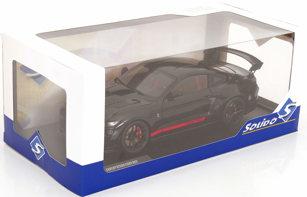 Ford Mustang Shelby GT500 Black 2022 - 1:18 Solido