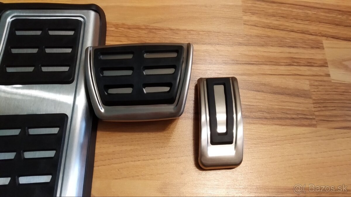 Športové pedále z nerezovej oceli VW, Škoda, Seat, AUDI