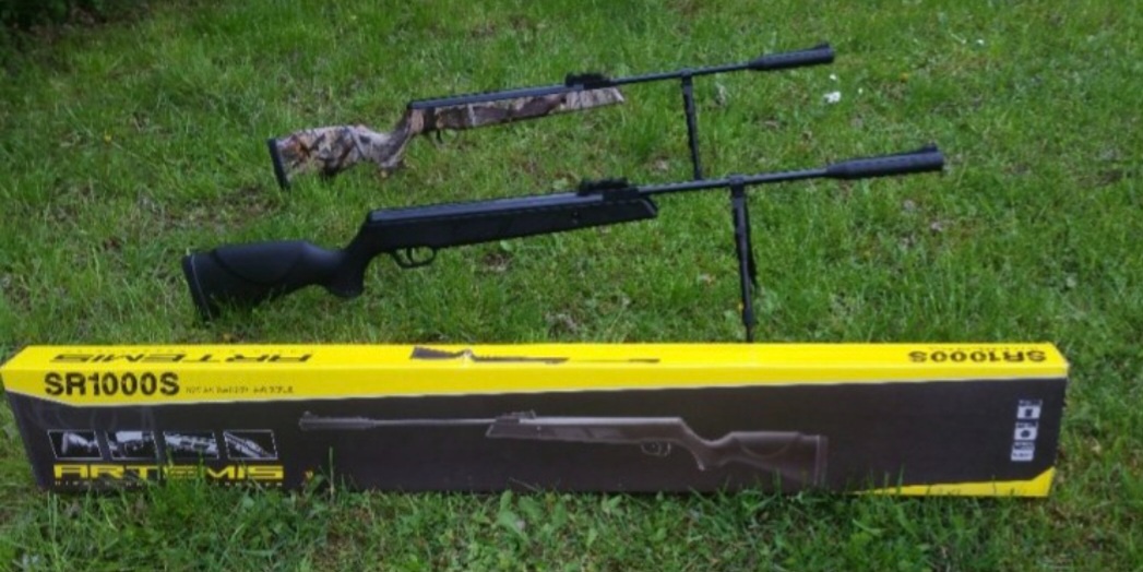 Vzduchovka Artemis SR/GR1000S cal.4,5mm v čiernej farbe