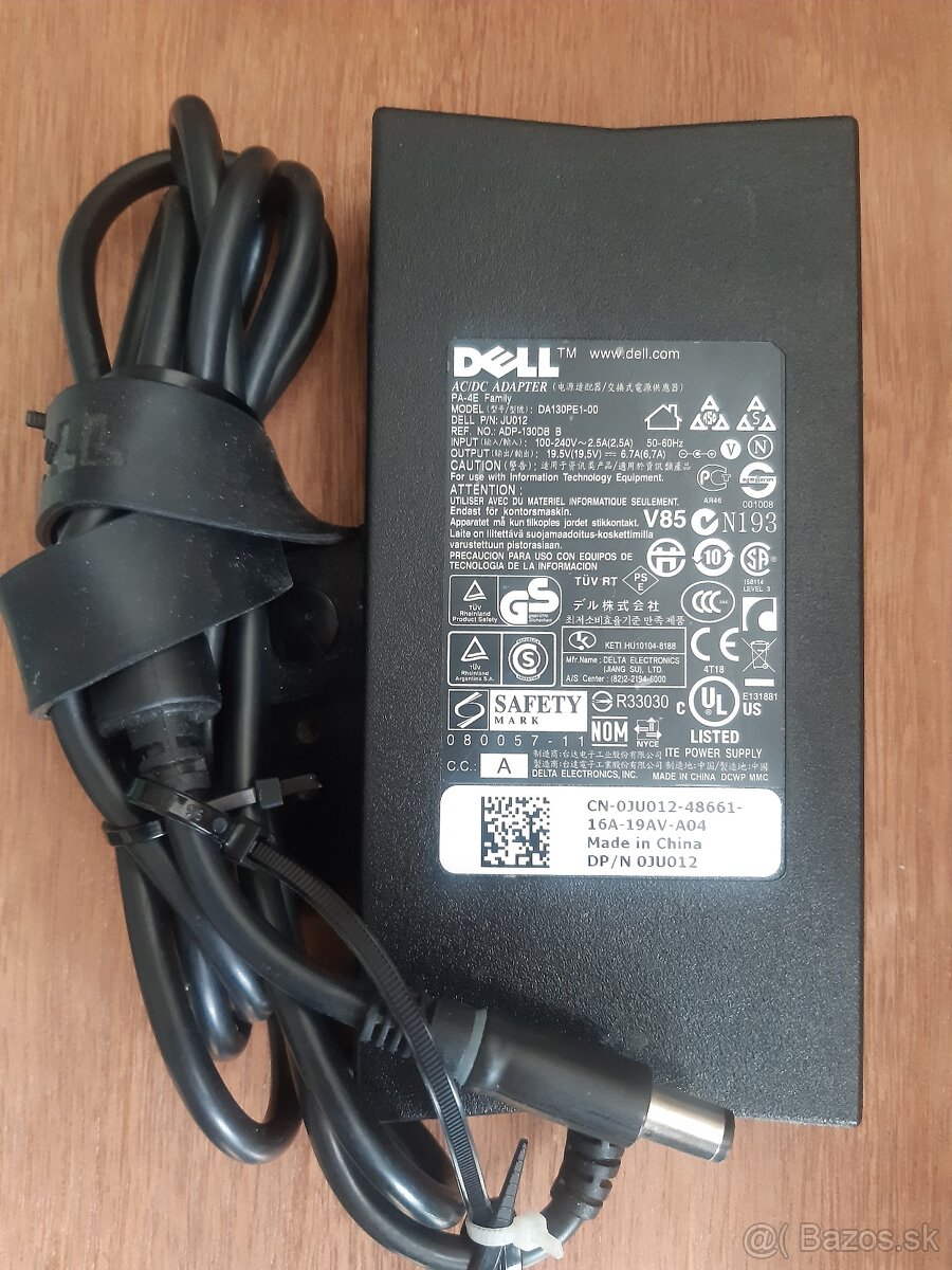 Napájací adaptér originál DELL 130W (19.5V / 6.7A)