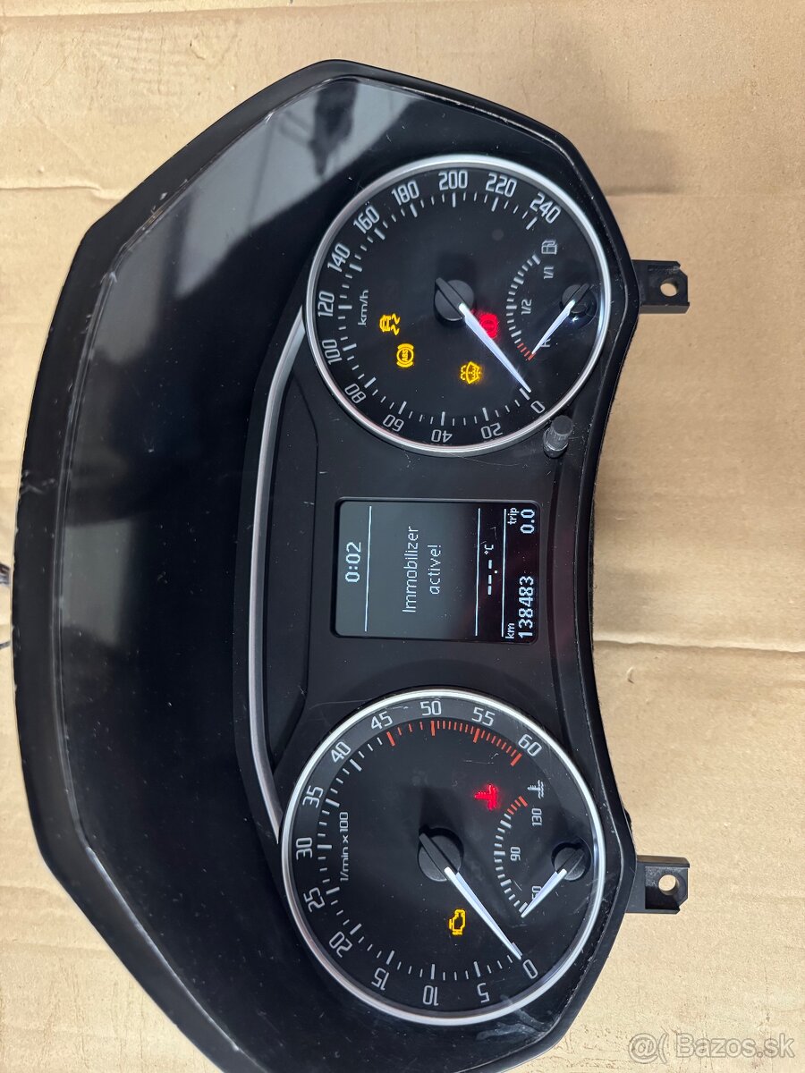 Budíky maxidot Škoda Octavia 2 diesel 1Z0 920 843 D