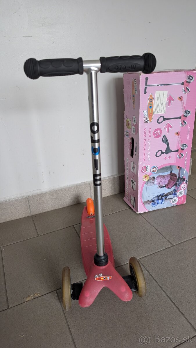 Kolobežka mini micro 3v1
