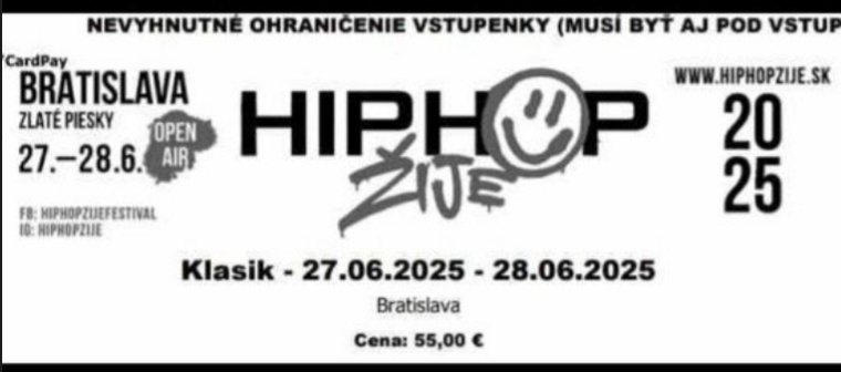 Hip Hop žije Bratislava 2025