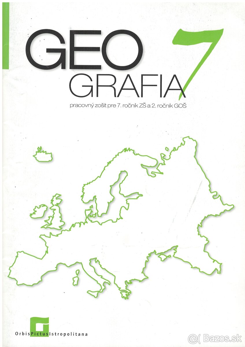 Pracovný zošit z geografie pre 7.roč.ZŠ