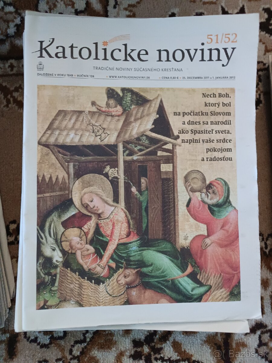 Katolícke noviny – rôzne ročníky, veľké množstvo 300-400ks
