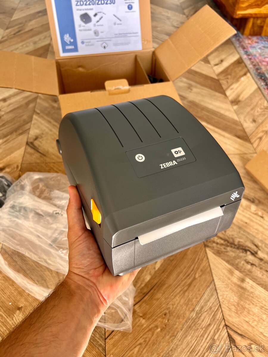 Nový Štítkovač /Tlačiareň na štítky Zebra ZD220 DT + štítky