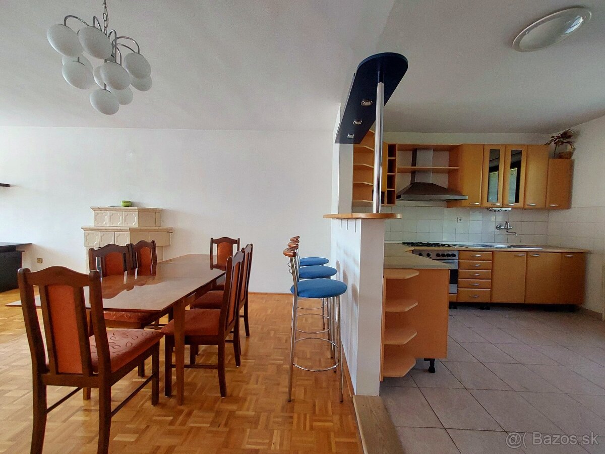 4 izb byt 120m2 + 2 terasy55m2, zahrada, parkovanie (3 izb)