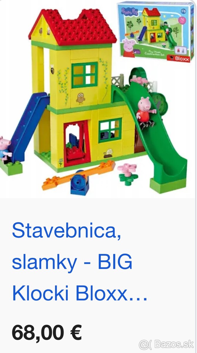 Lego duplo, skladačky, prasiatko pepa, pepa pig