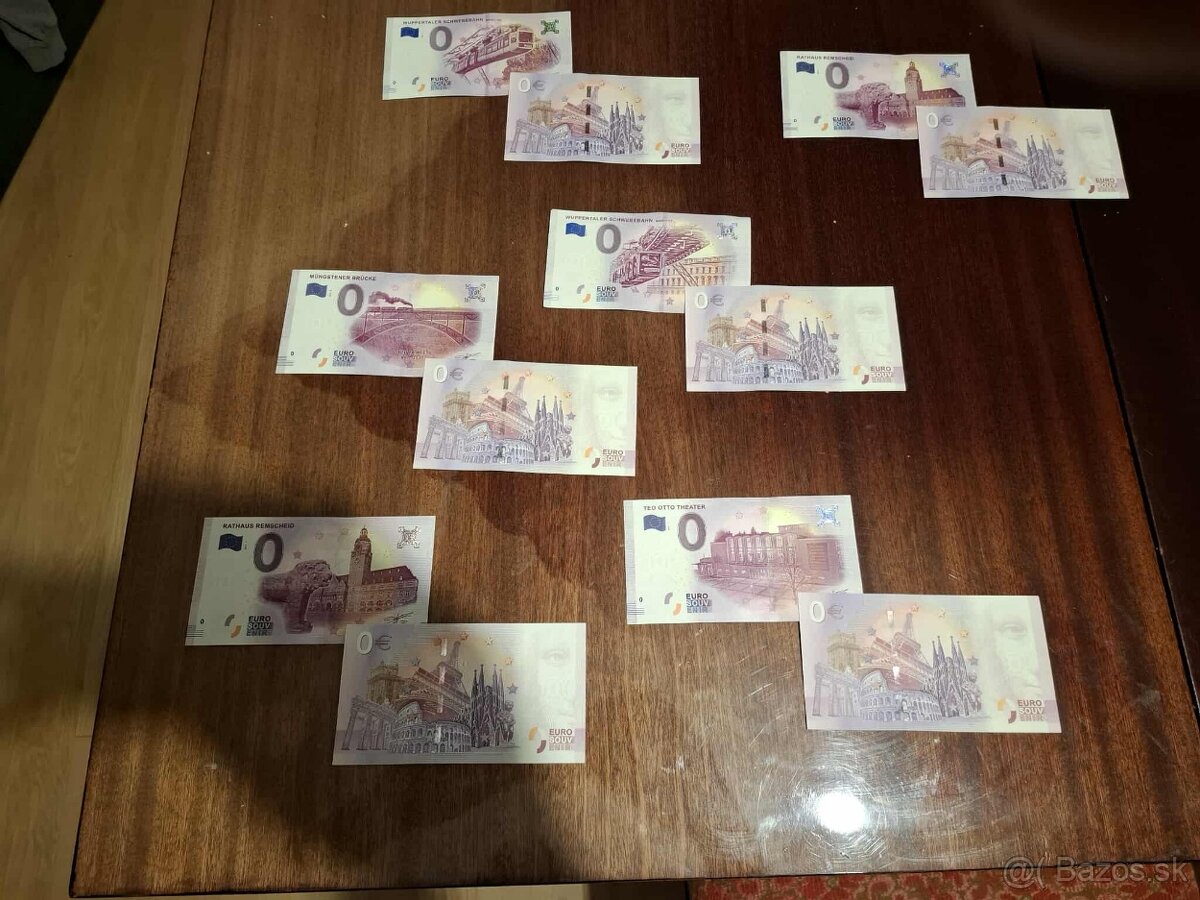 0 euro bankovky nemecké