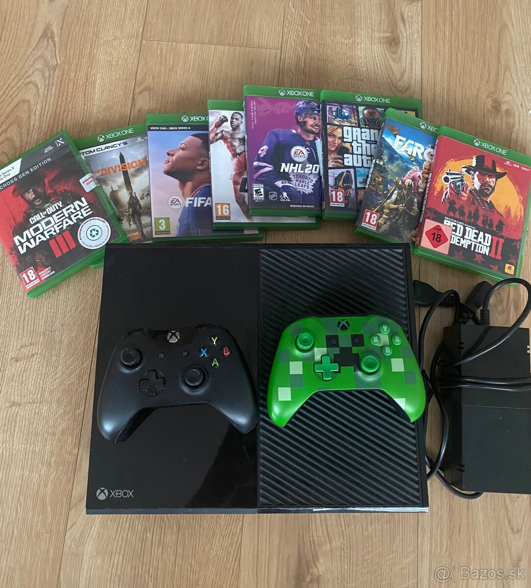 Xbox one +hry+ 2 ovládače