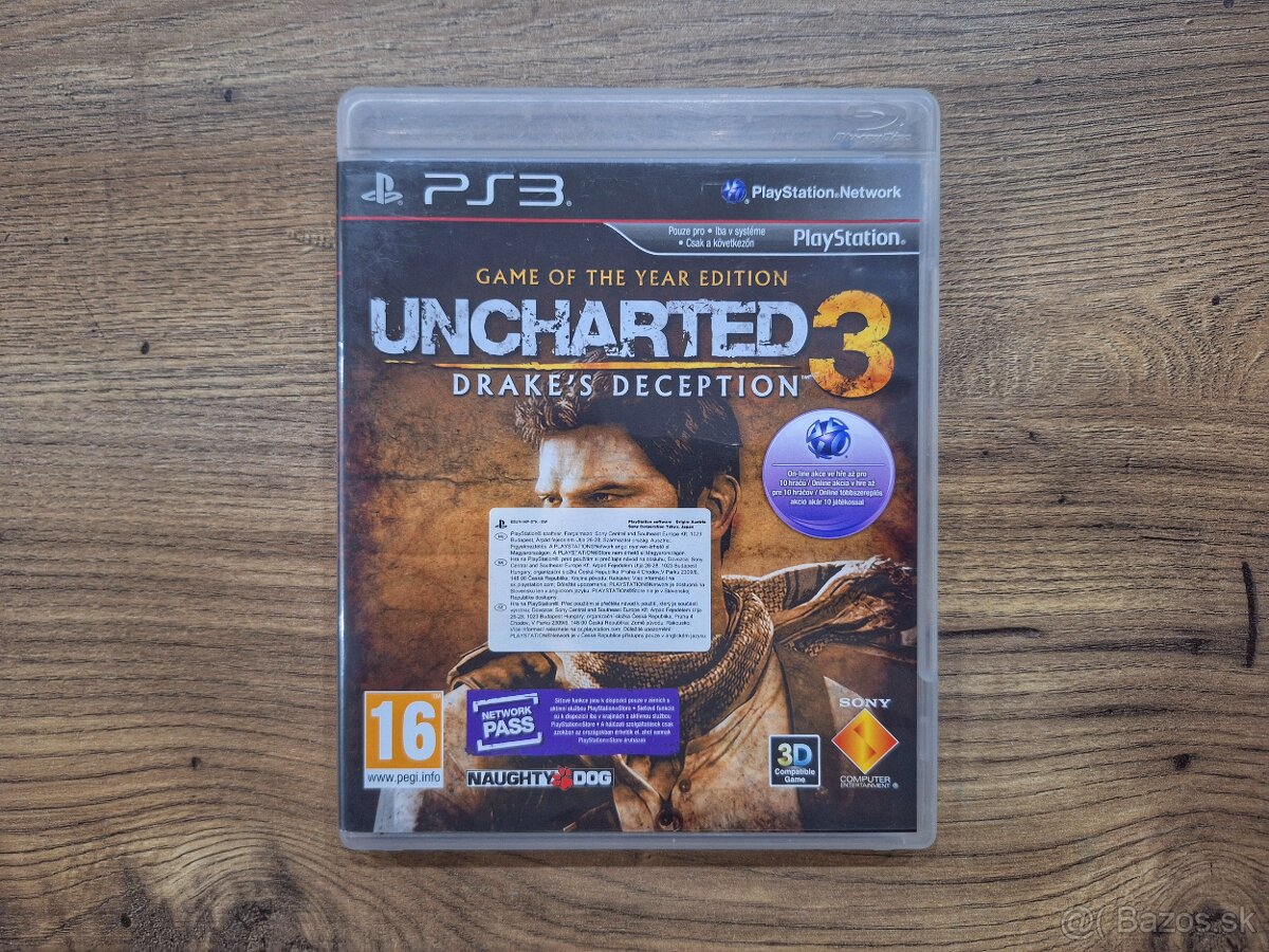 Hra PS3 | Uncharted 3 Drake's Deception GOTY Edition CZ