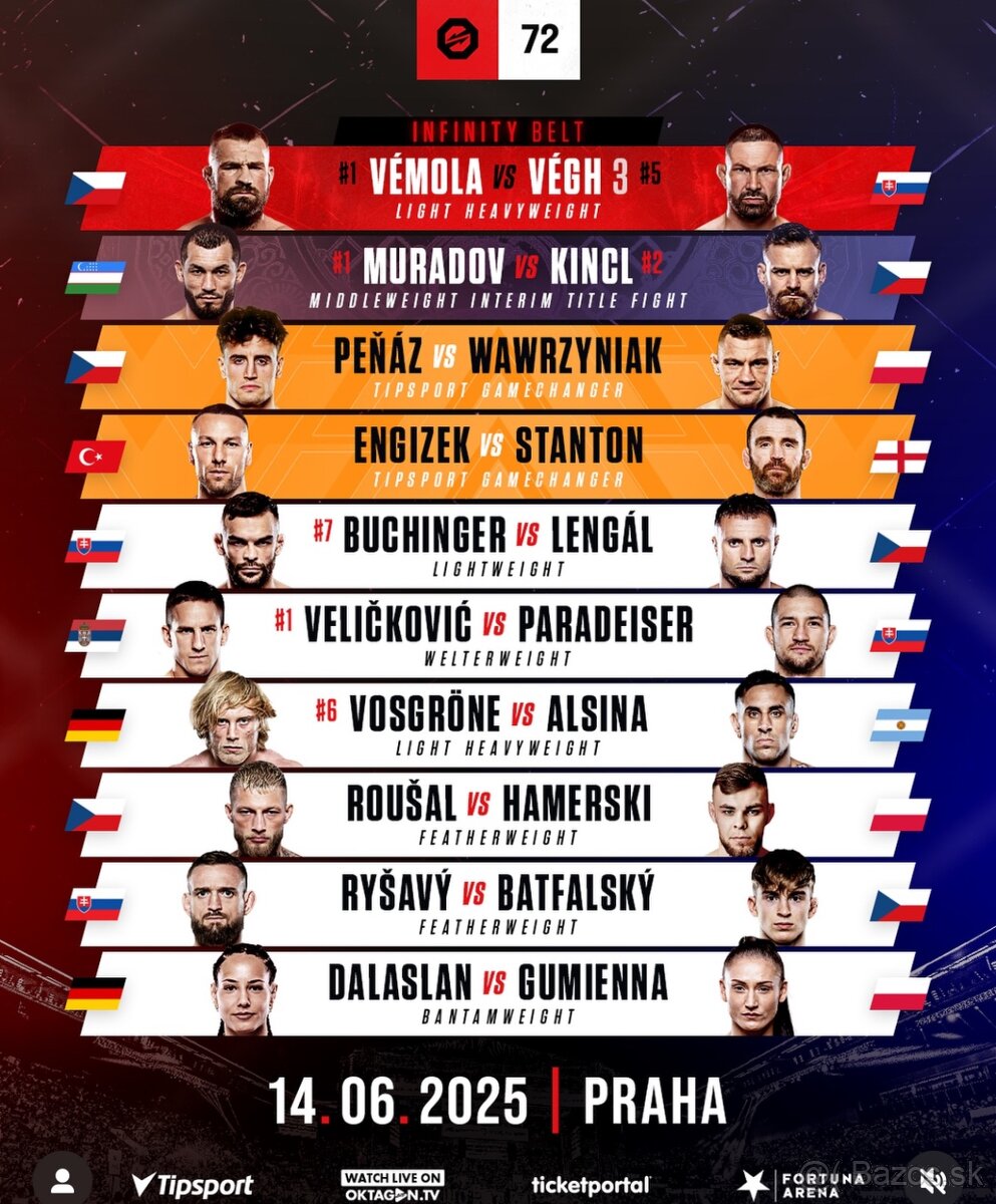OKTAGON 72 PRAHA VEMOLA VS VEGH 3