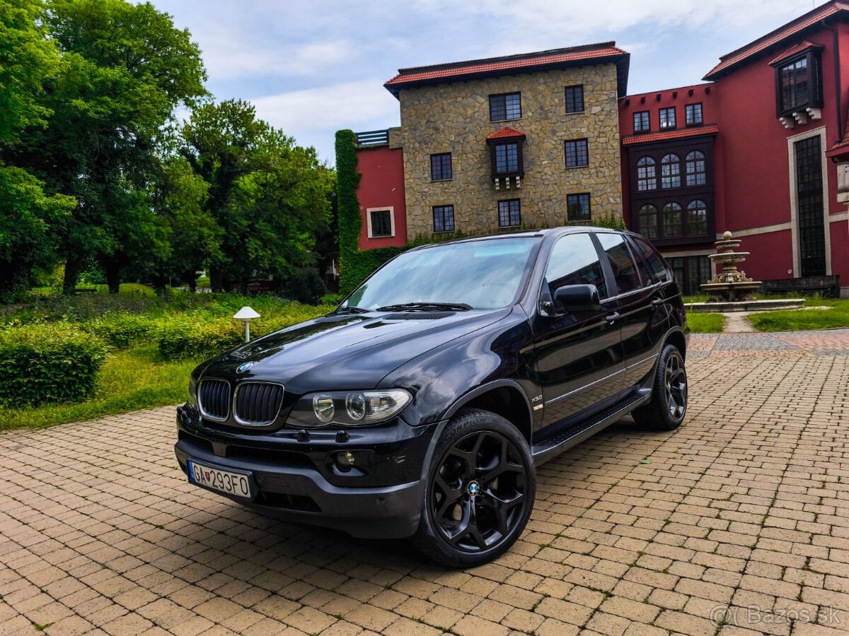 BMW X5 E53 Facelift 3.0xd 160kw diesel 4x4 BLACK mpacket