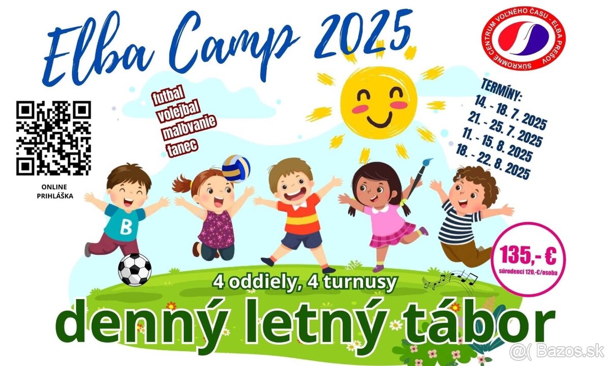 Denný letný tábor ELBA CAMP 2025