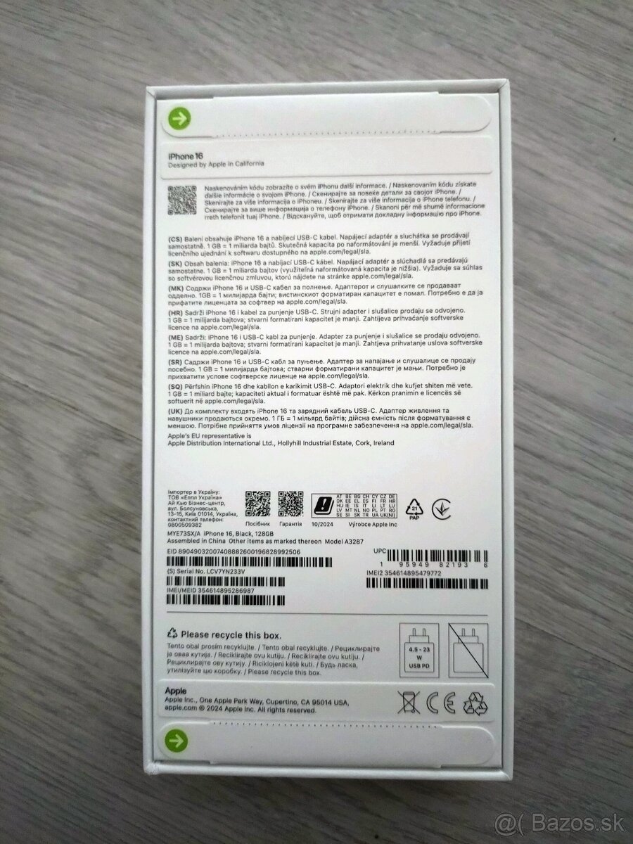 Predám Iphone 16