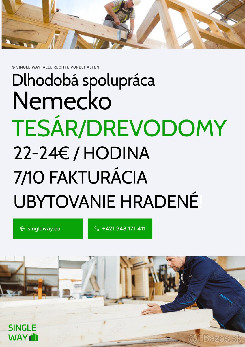 Tesár / Drevodomy - NEMECKO