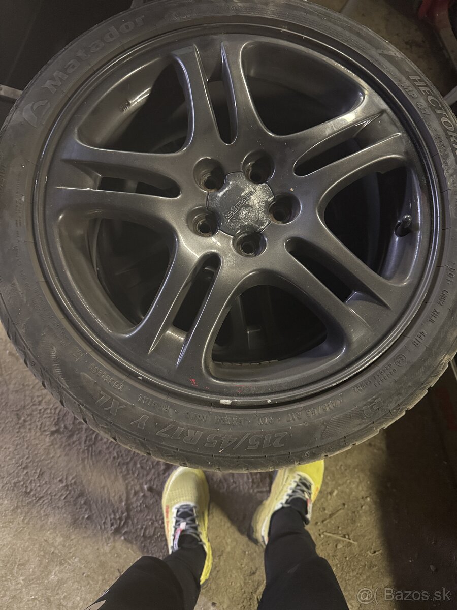 5x100 R17 orig Subaru 215/45