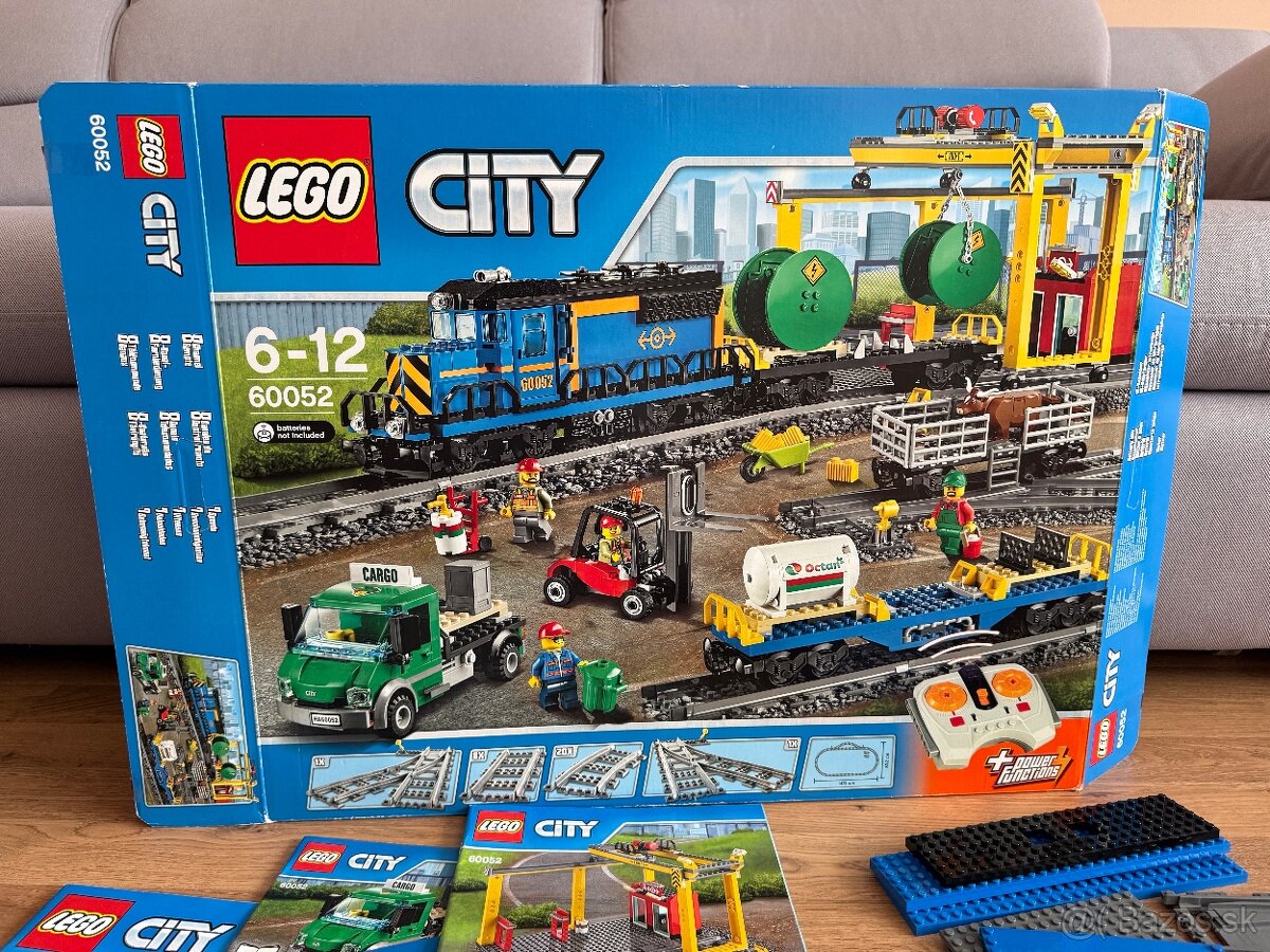 LEGO City 60052 Nákladní vlak (ovl. Powered Up) - JAKO NOVÉ