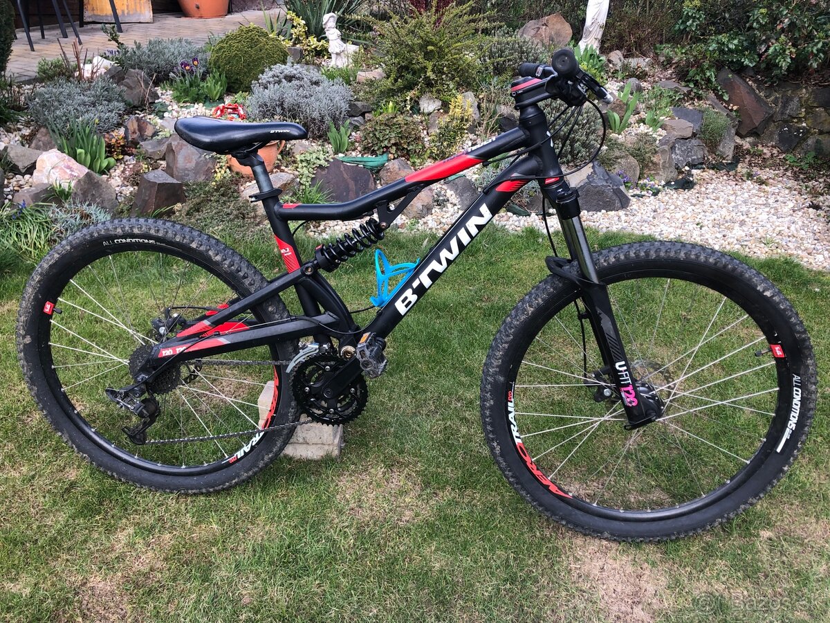 Celoodpruženy bicykel btwin