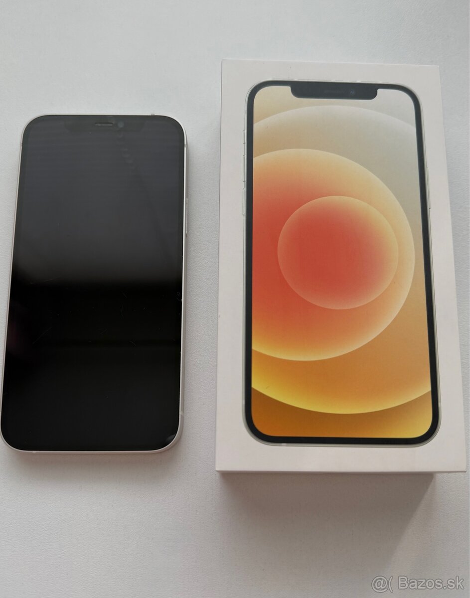 iPhone 12 – 128 GB, biely