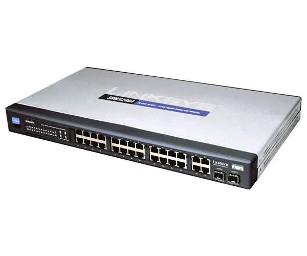 rackmount switch Cisco Linksys SRW224G4