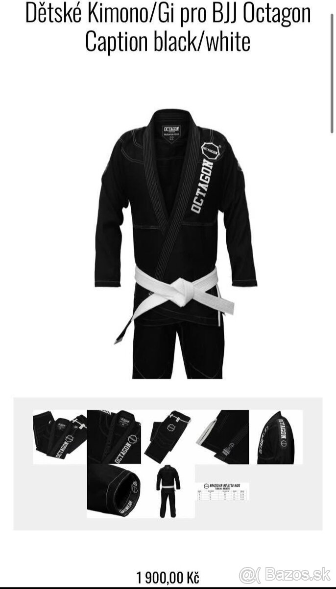 Kimono Jiu Jitsu detske