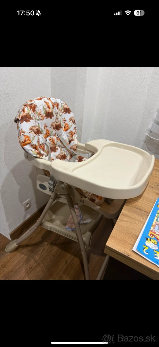 Detská jedálenská stolička