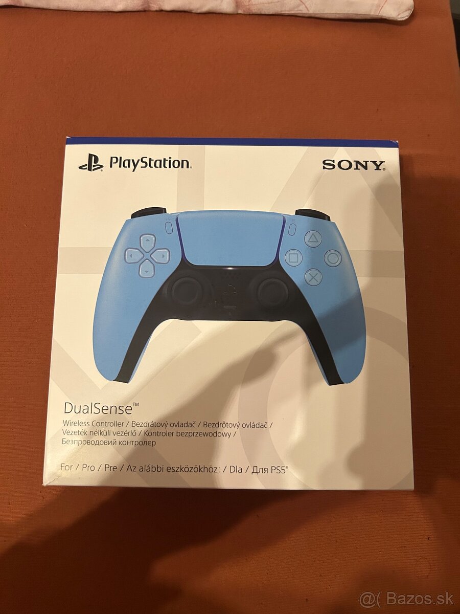 Predám nový nepouzity modrý ps5 ovládač.