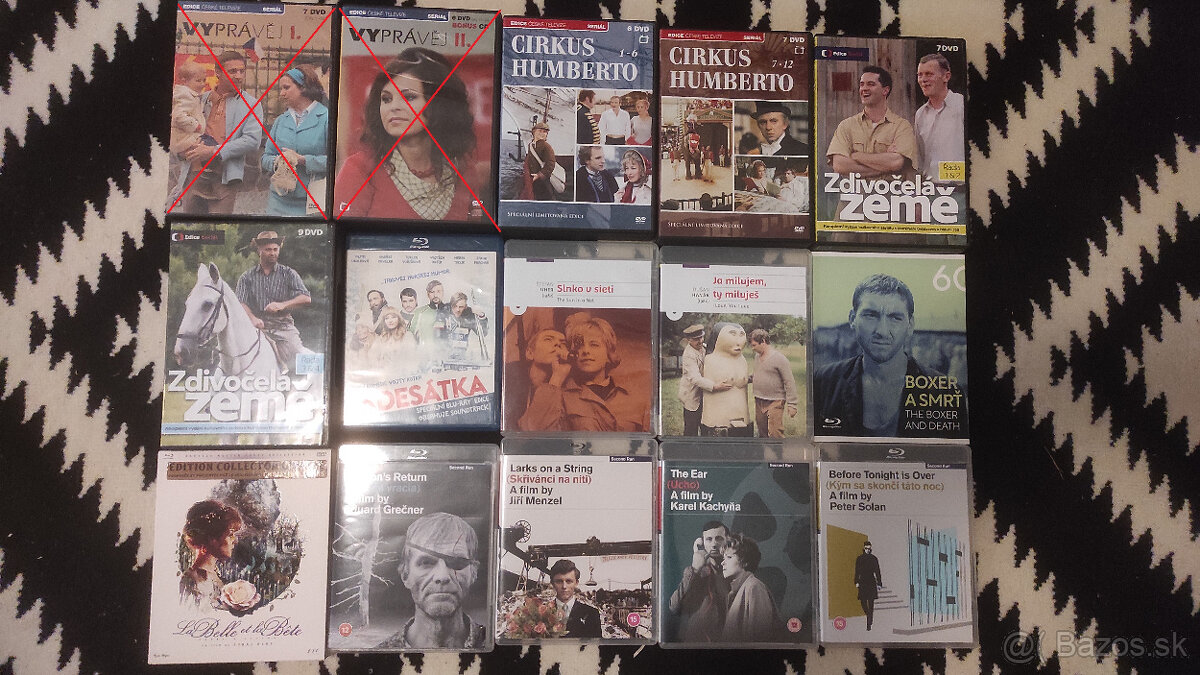 Predám originálne DVD a Blu-ray filmy z CS tvorby