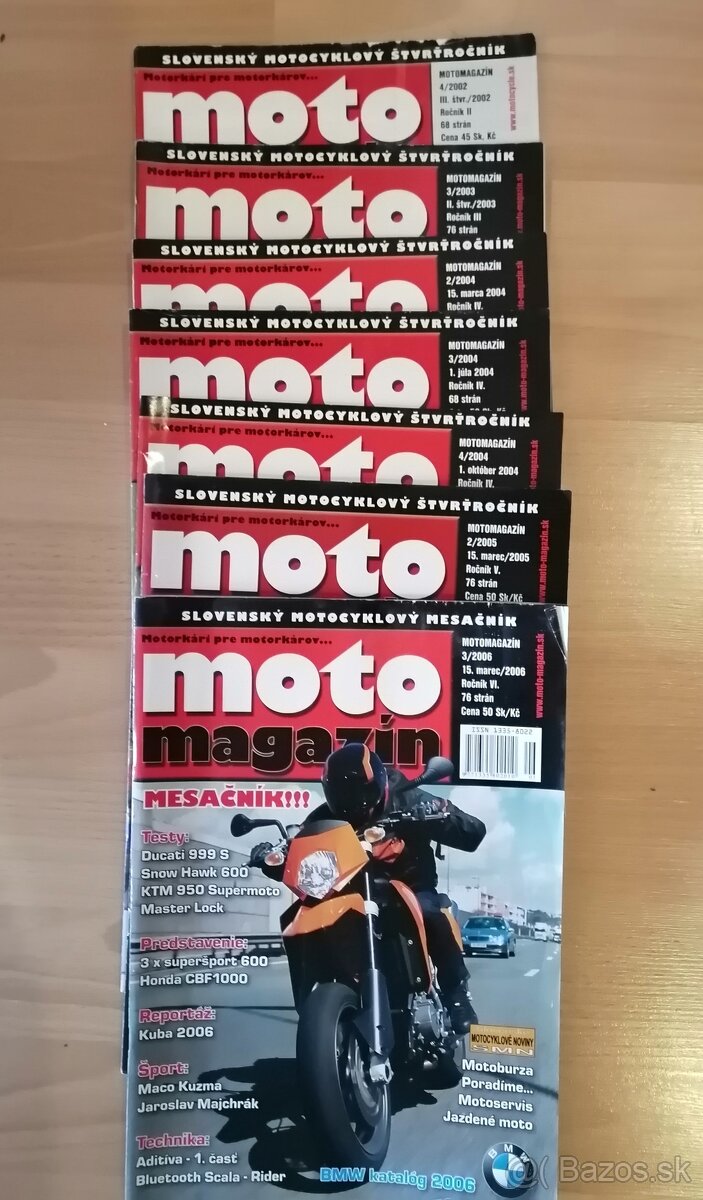 Predám časopisy Motomagazín