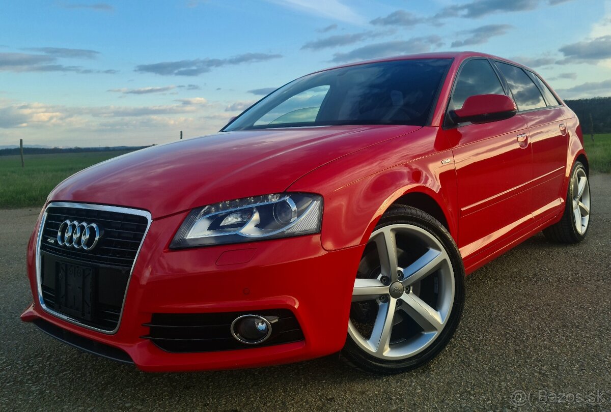 Audi A3 1.8TFSI Quattro 4x4 Sportback 3xSline Red Manual-6