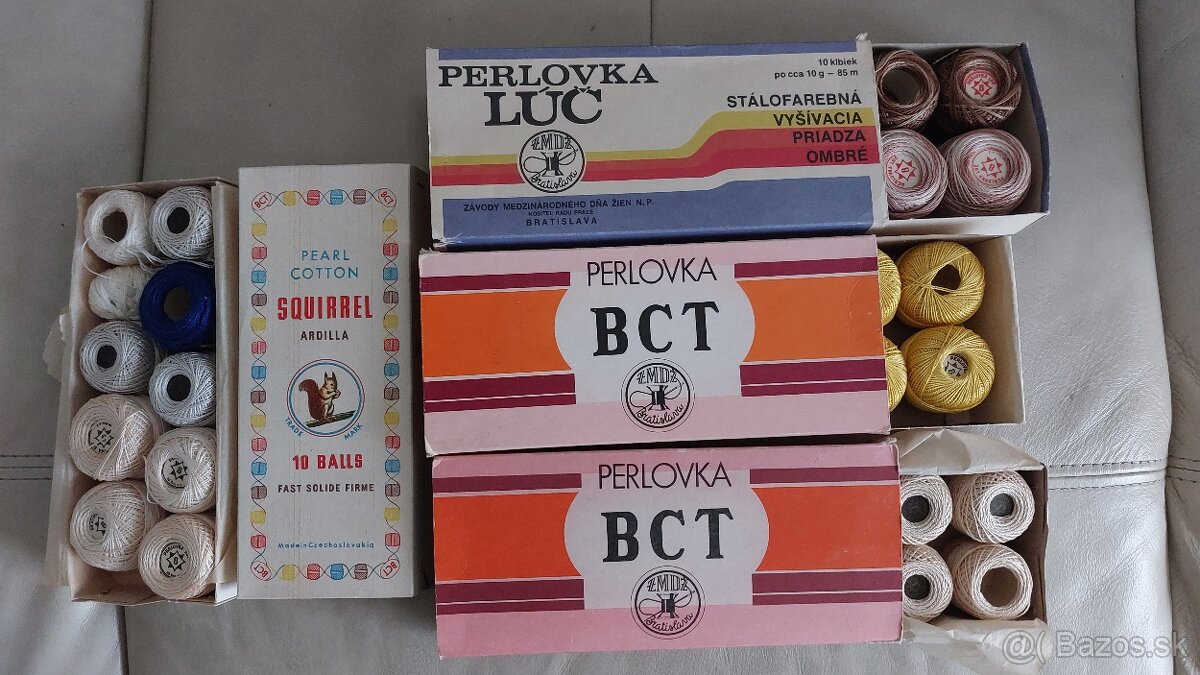 Perlovka priadze na pletenie