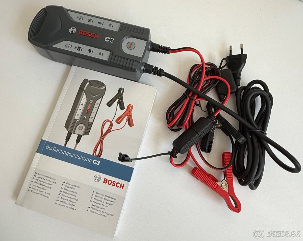 Bosch autonabíjačka C3 6/12V