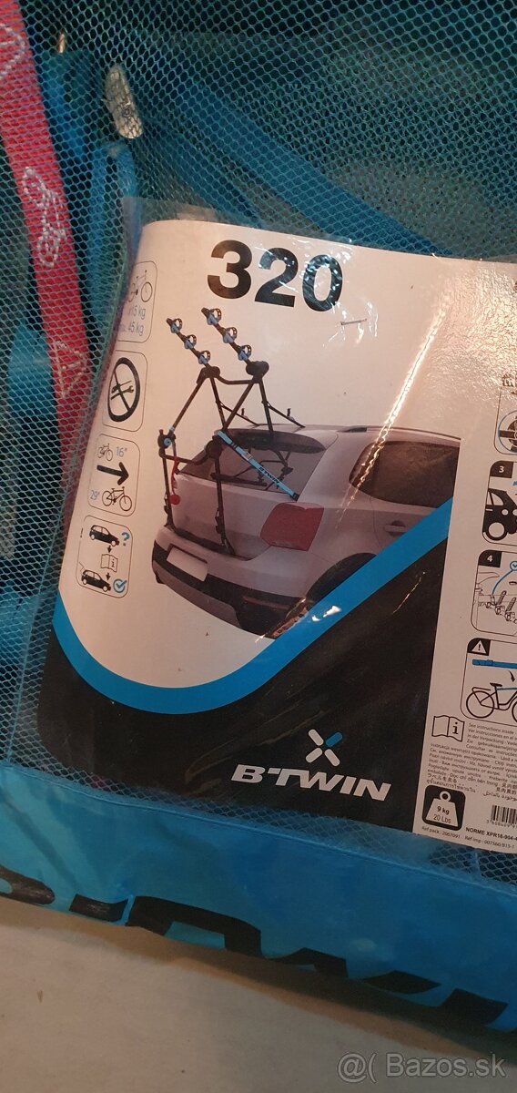 Predám auto nosič bicyklov BTWIN 320