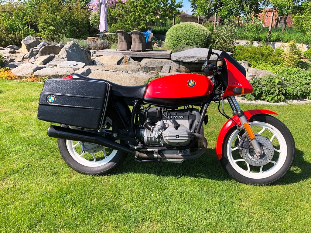BMW R65 LS, origo lak, plně pojízdné, 1.majitel