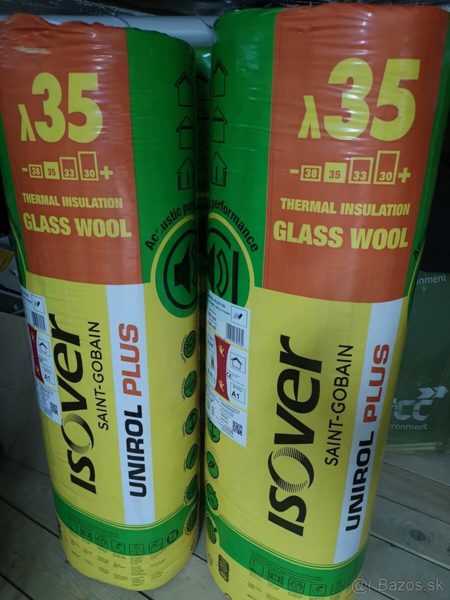 Isover UNIROL PLUS λ 0,035, hr. 180mm