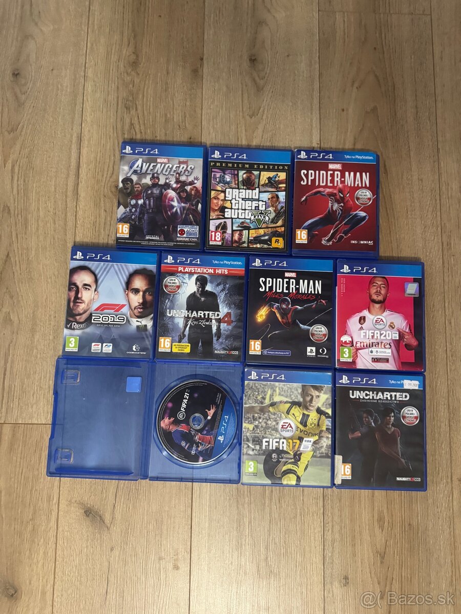 Predám hry na PS4 - Detské, strieľačky, príbehovky …